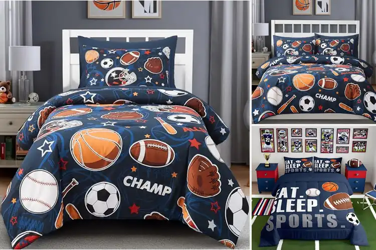 Detailed view of Best Sports Bedding: 10 Cozy Picks for Sports-Loving Kids