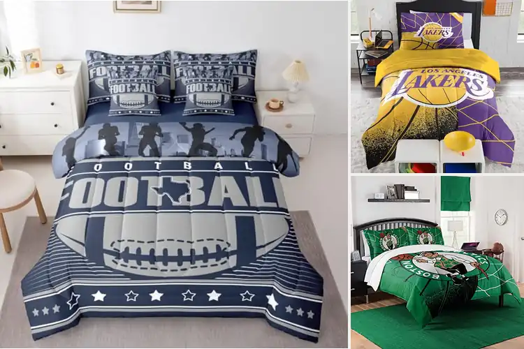 Detailed view of Best Sports Team Bedding Sets