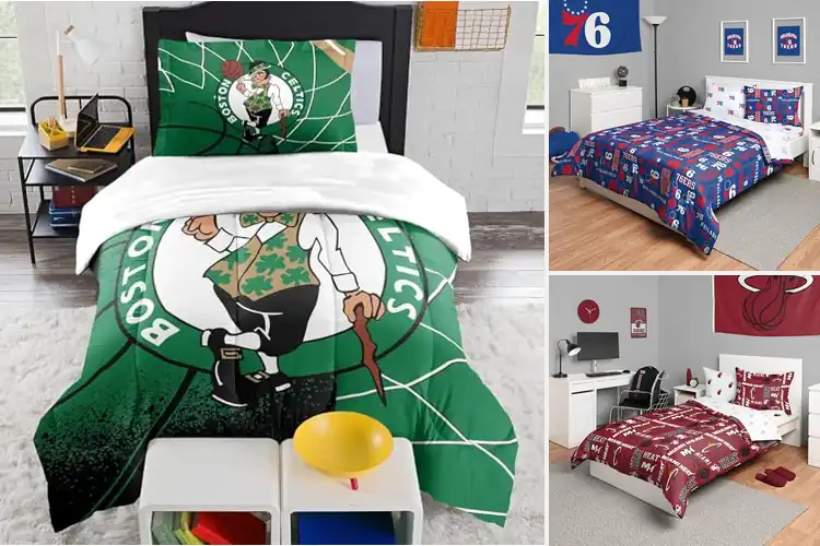 Detailed view of Best Team Color Comforter With Logo