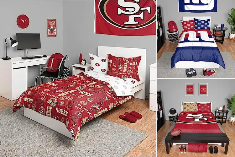 Detailed view of Best Team Logo Comforter