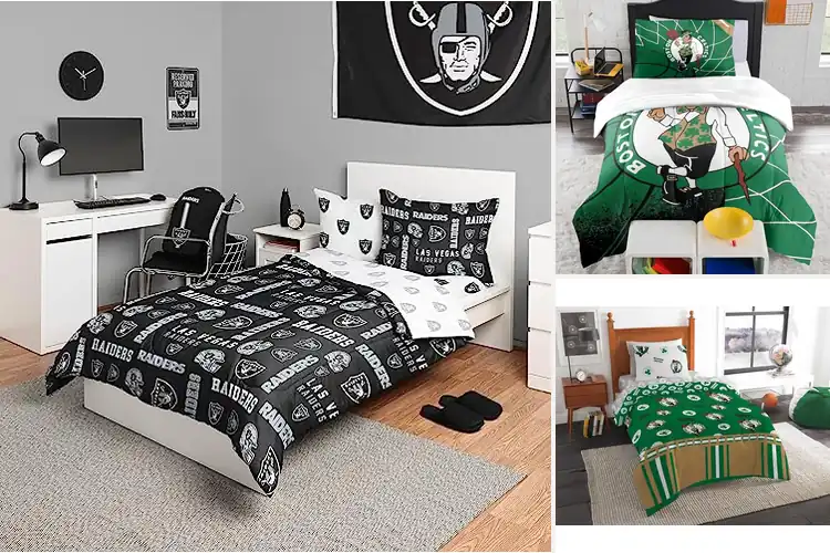 Detailed view of Best Team Logo Comforters