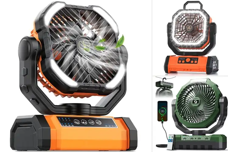 Detailed view of Best USB Chargeable Camp Fans: Stay Cool